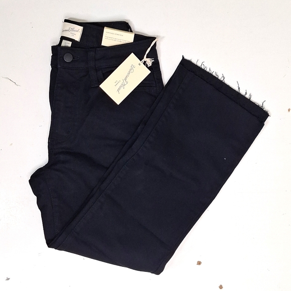 NEW! High-Rise Ankle Bootcut Jeans, Black - LONG - Universal Thread - Picture 2 of 10